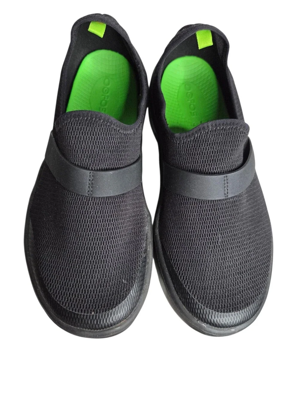 Oofos OOmg Low Womens Size 7.5 Black Walking Comfort Slip On Recovery Shoes